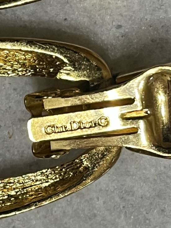 Christian Dior Vintage Clip On Earrings - Picture 9 of 14